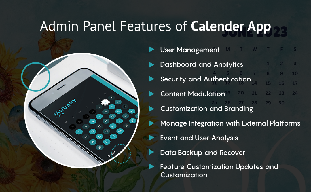 Admin Panel Features