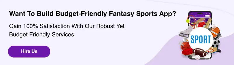 Fantasy Sports app cta