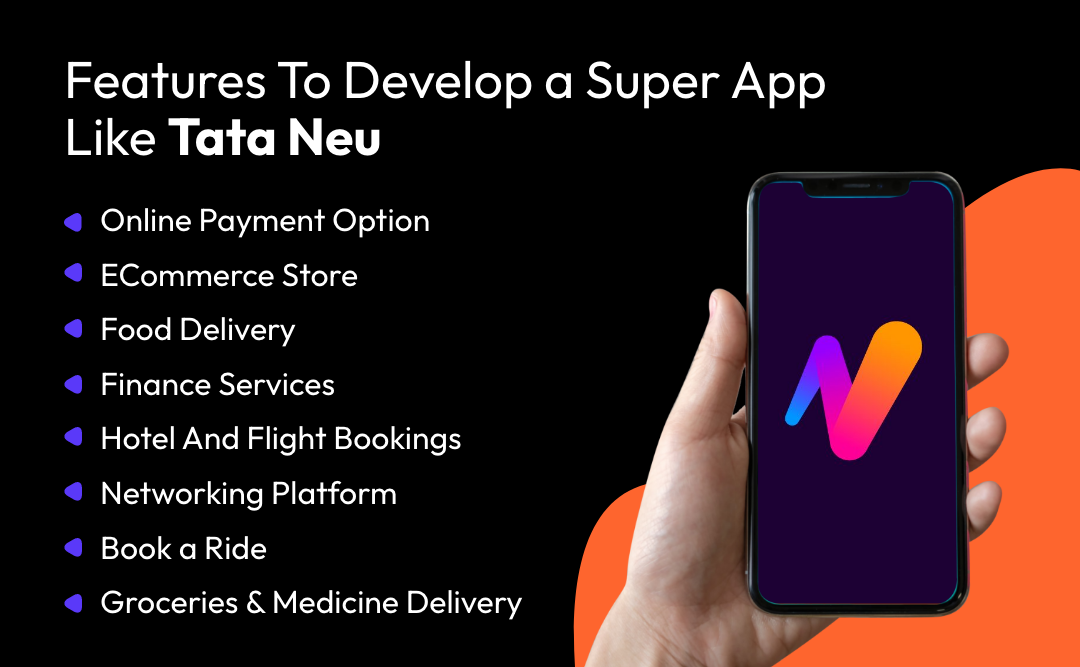Develop super app like Tata Neu