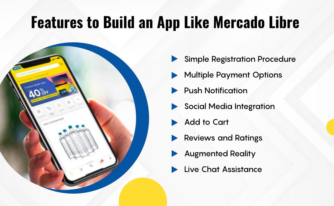 Key Features to Build an App Like Mercado Libre