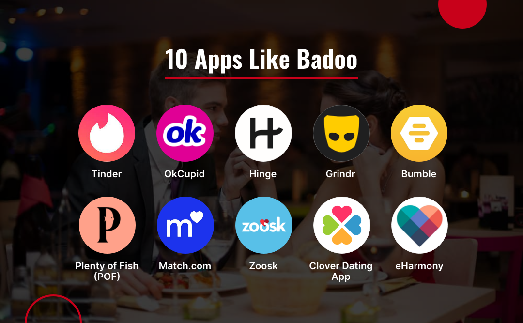 Popular 10 App Like Badoo