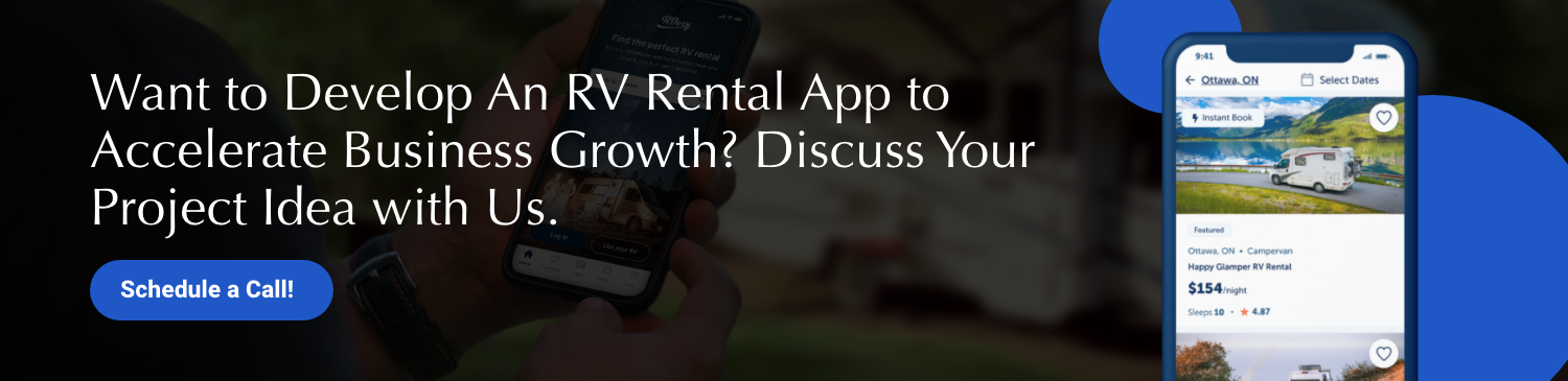 RV Rental App Development