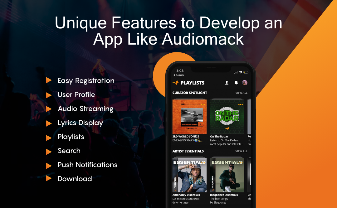 Develop An App Like Audiomack