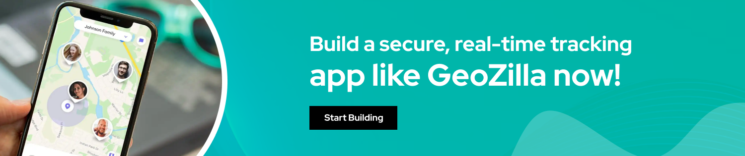 build a real tim tracking app like GeoZilla