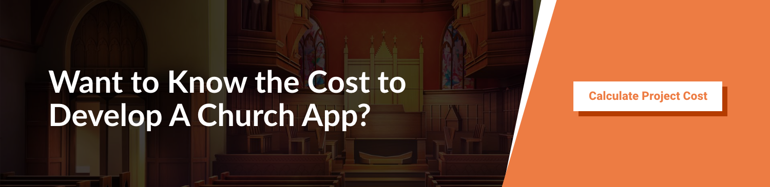 church app development cost cta