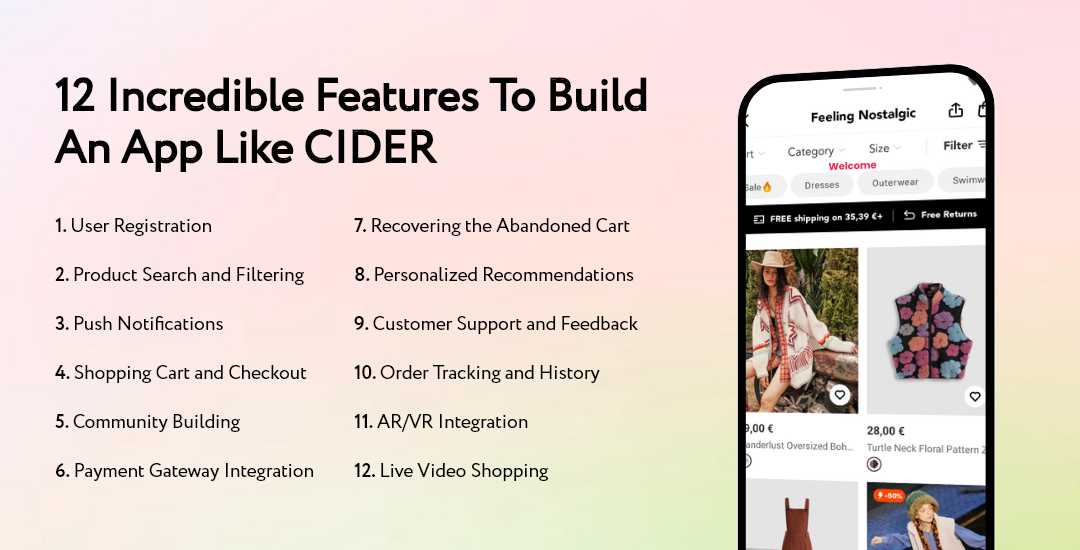 Build a Shopping App Like CIDER
