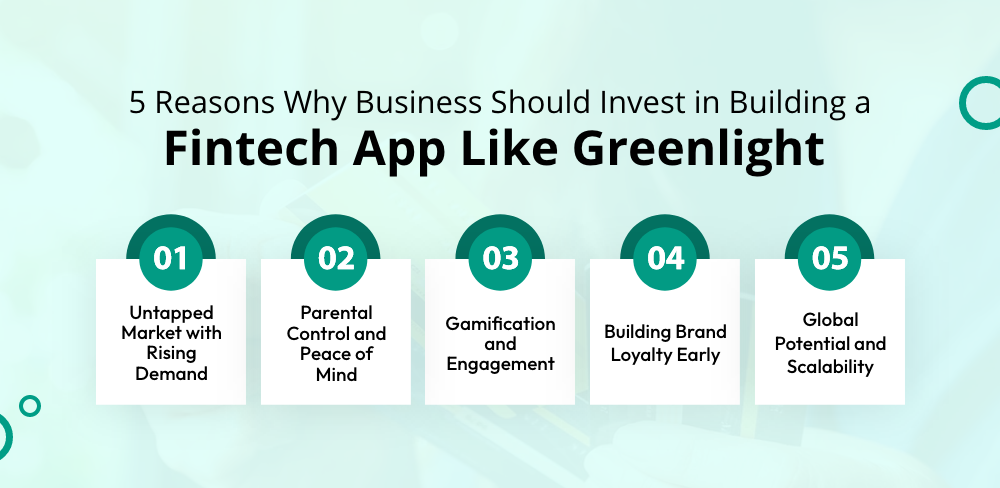 5 Reasons Why Entrepreneurs Should Invest in Building a Fintech App Like Greenlight