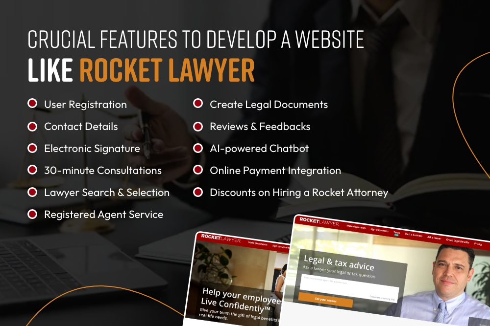 Develop a Website Like Rocket Lawyer