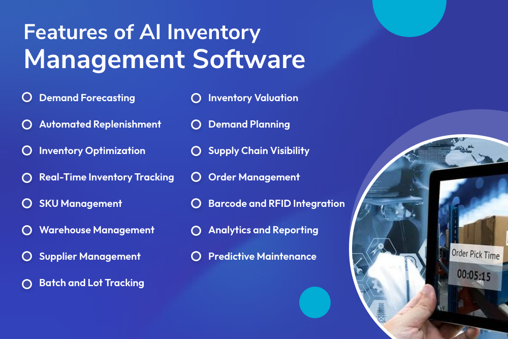 Features of AI Inventory Management Software