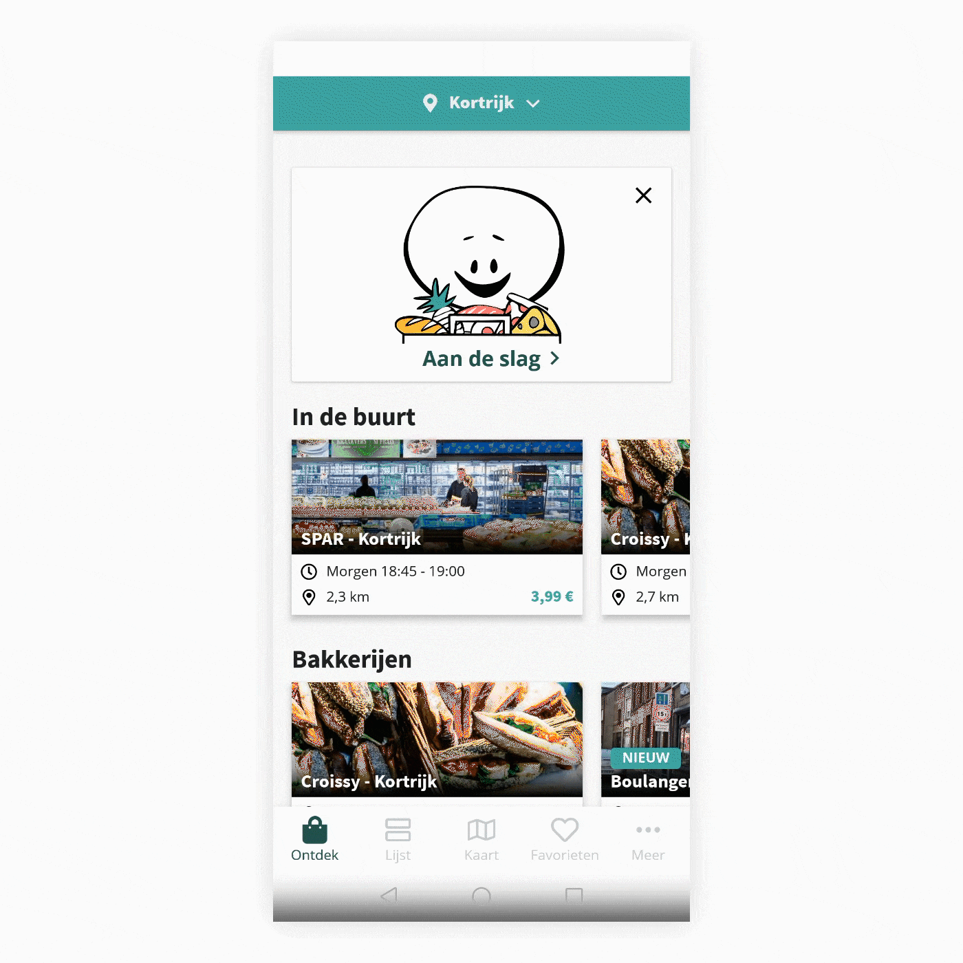 develop an app like too good to go