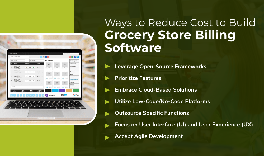 7 Ways to Reduce Cost to Build Grocery Store Billing Software
