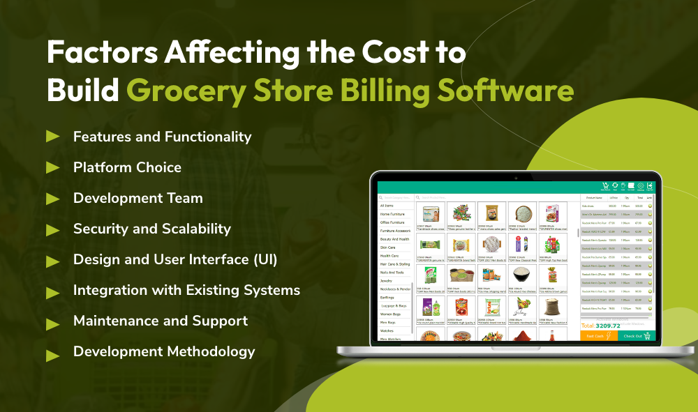 8 Factors Affecting the Cost to Build Grocery Store Billing Software