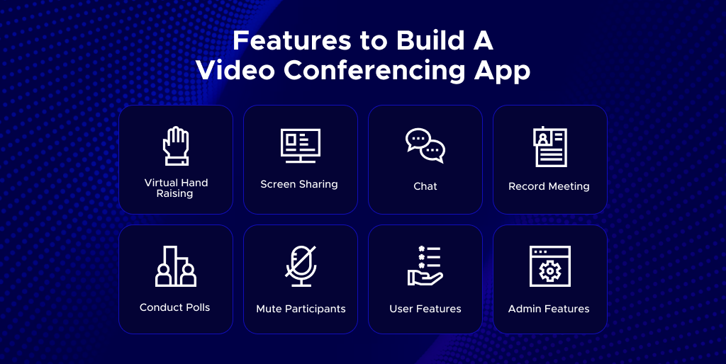 Features to Build A Video Conferencing App