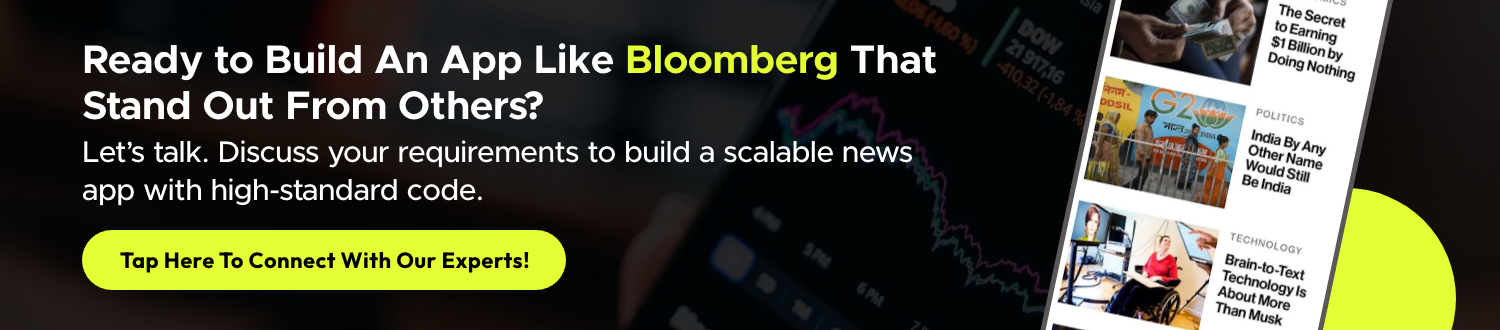 Build An App Like Bloomberg
