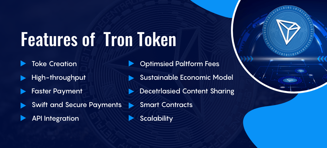 Features of  Tron Token