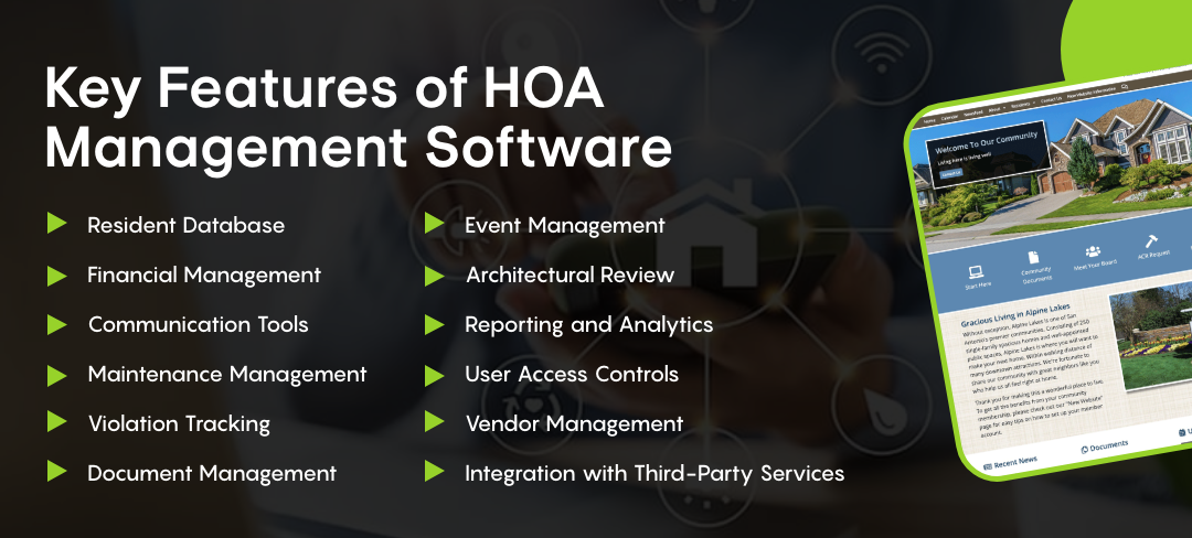 Key Features of HOA Management Software Development