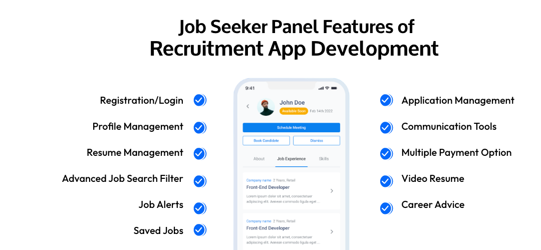 Features of Recruitment App Development