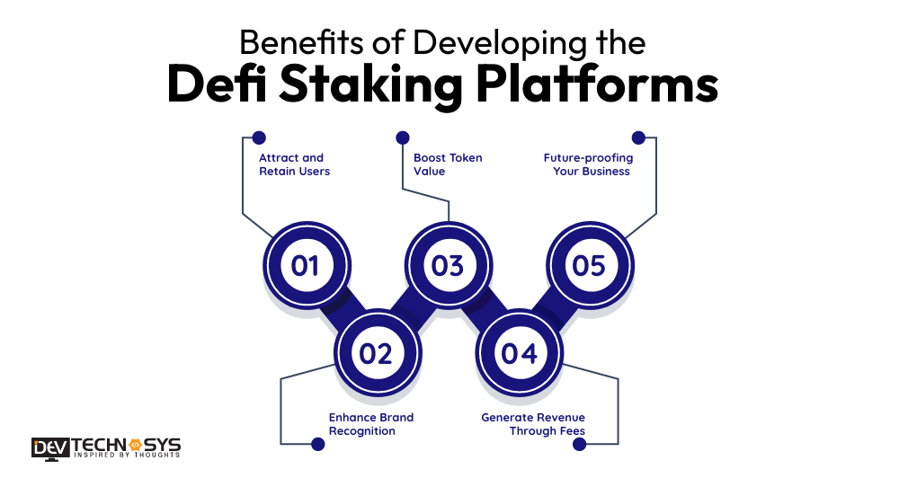 Benefits of Developing the DeFi Staking Platforms