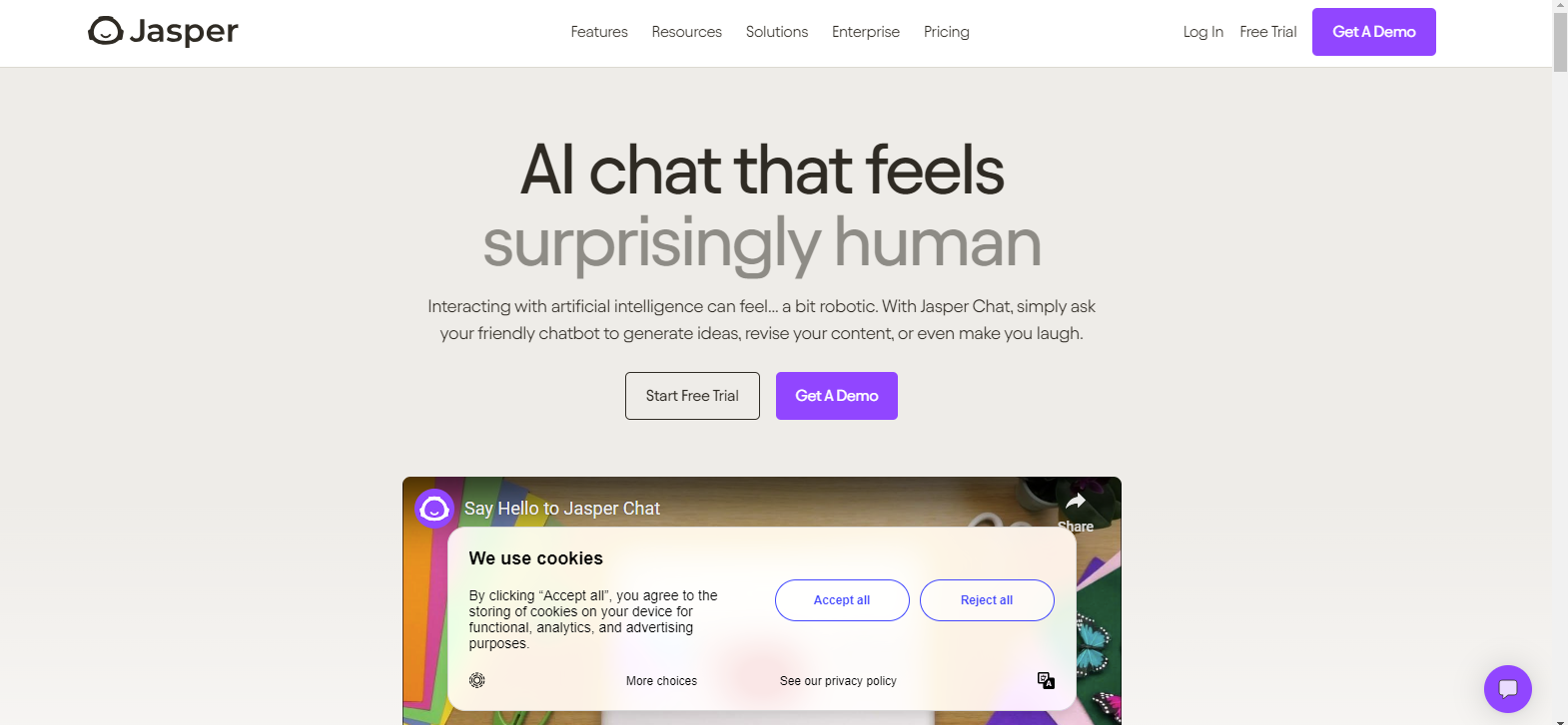 Jasper Chat Dev Technosys