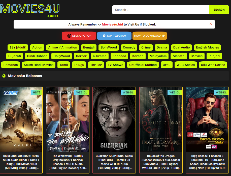 Movies4u Dev Technosys
