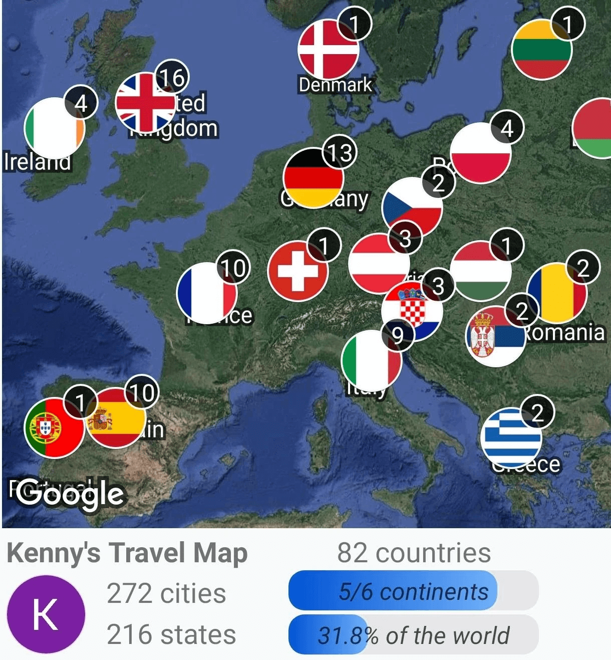Travel Mapper