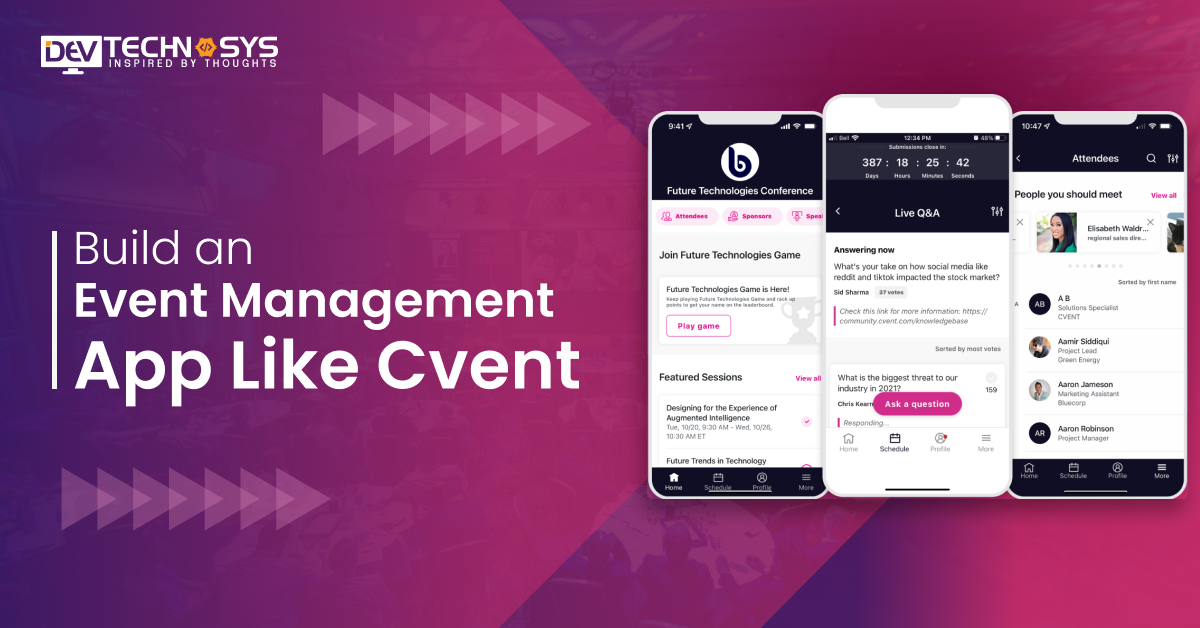 Key Steps To Build An Event Management App Like Cvent