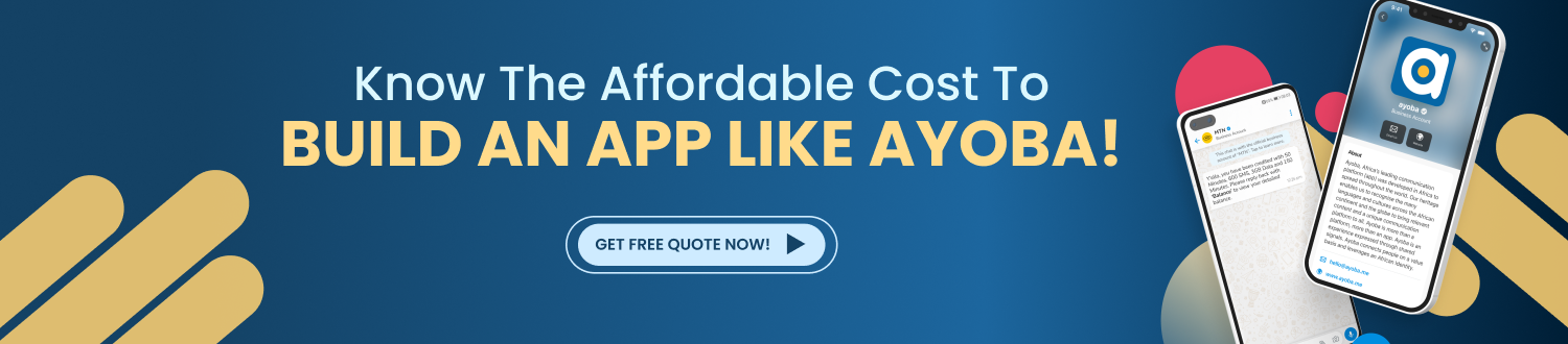 CTA 1 Develop An App Like Ayoba