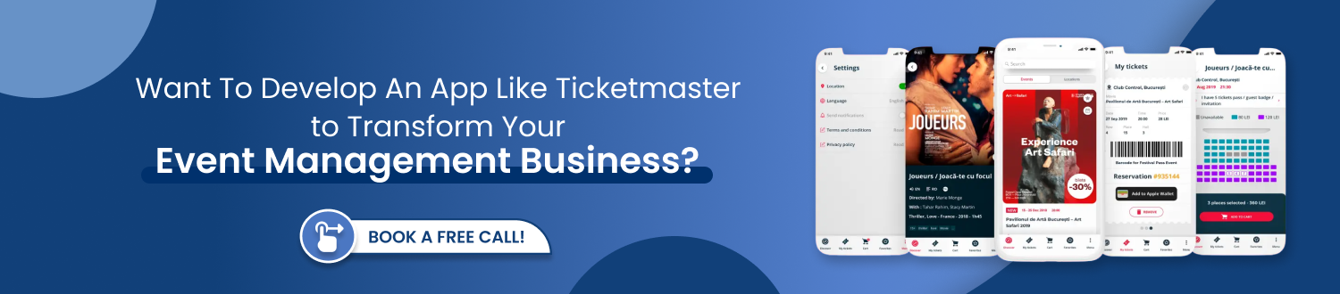 CTA Develop An App Like Ticketmaster