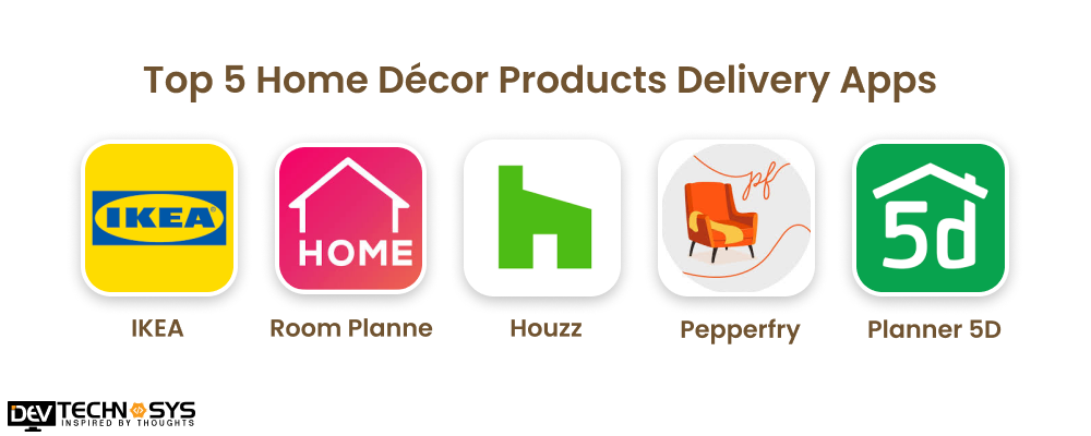 Top 5 Home Décor Products Delivery Apps