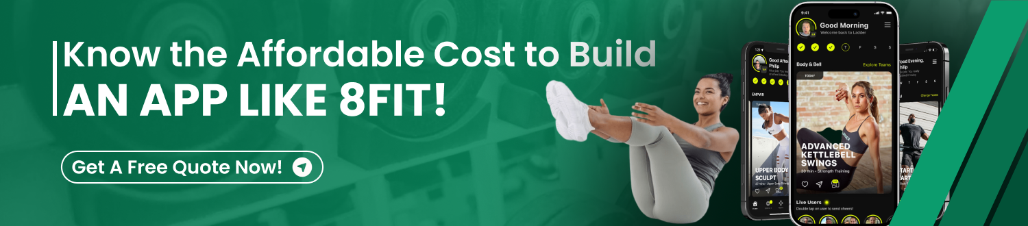 Know the Affordable Cost to Build An App Like 8FIT