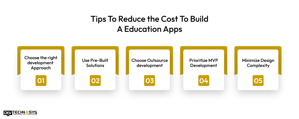 Tips To Reduce the Cost of Building Education Apps