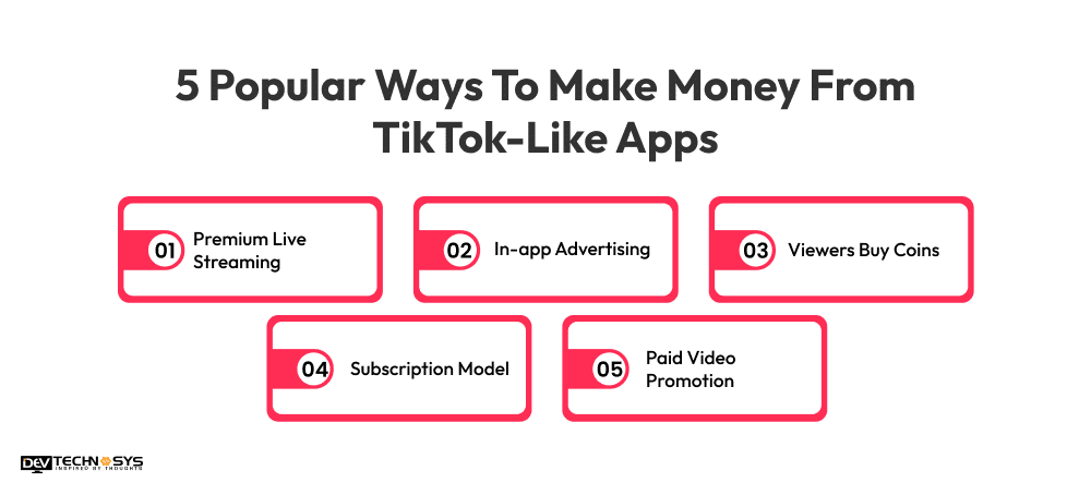 5 Popular Ways To Make Money From TikTok-Like Apps