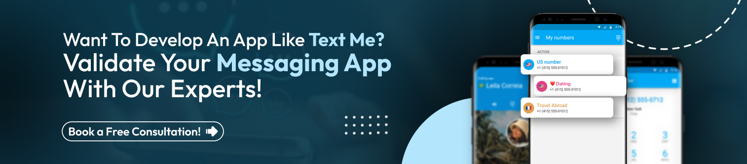 CTA Develop An App Like Text Me