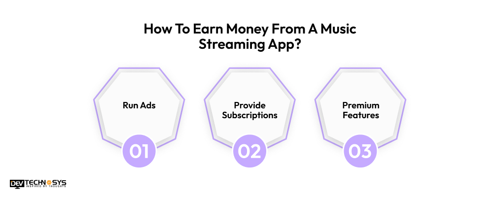 Earn money from music streaming app