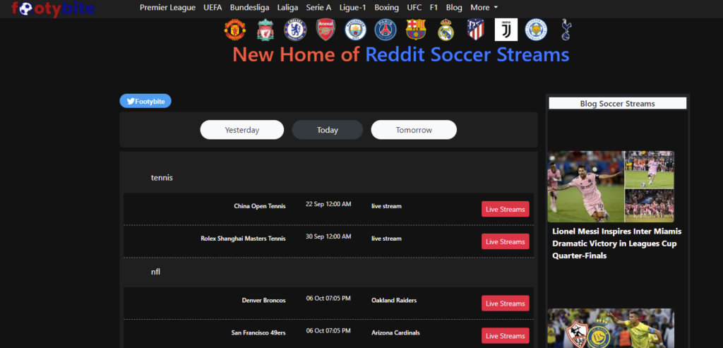 soccer stream alternatives