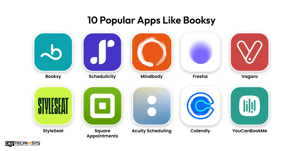 Popular apps like Booksy