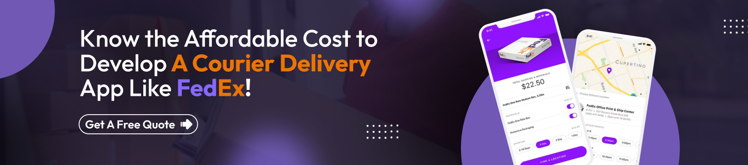 affordable cost to develop courier delivery app
