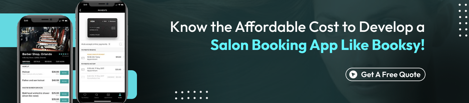 affordable cost to develop salon app