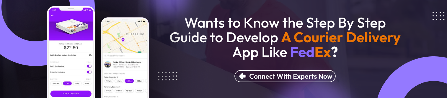 guide to develop courier delivery app