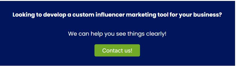 influencer marketing app cta