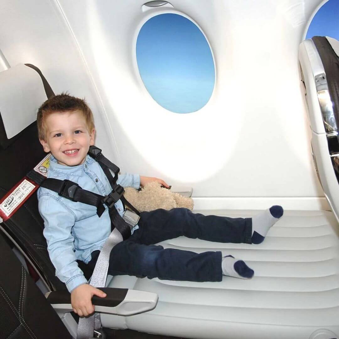 Inflatable Airplane Bed for Kids