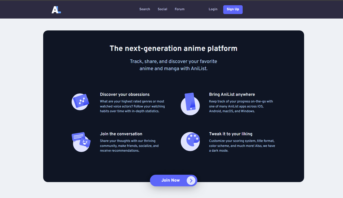 Top 31 Anime Websites in 2026 Dev Technosys AniList