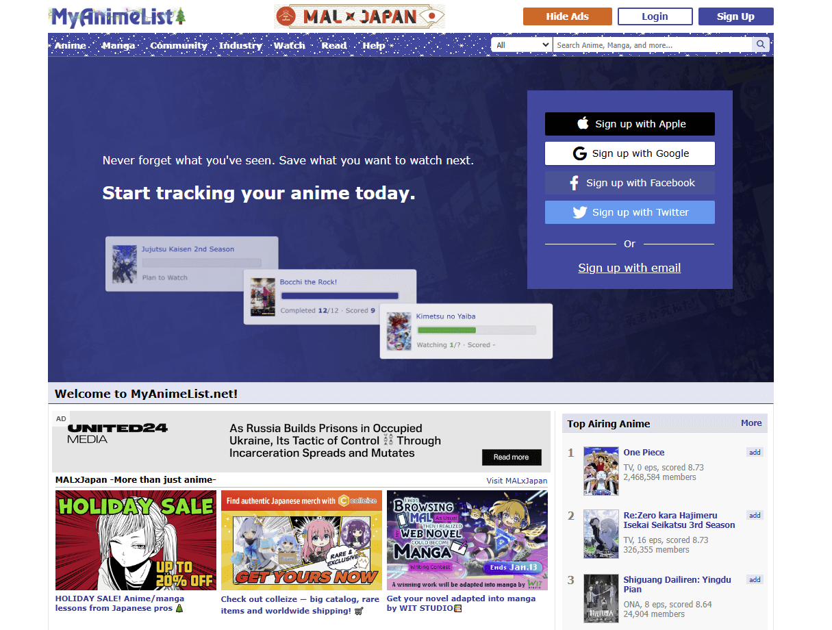 Top 31 Anime Websites in 2026 Dev Technosys MyAnimeList