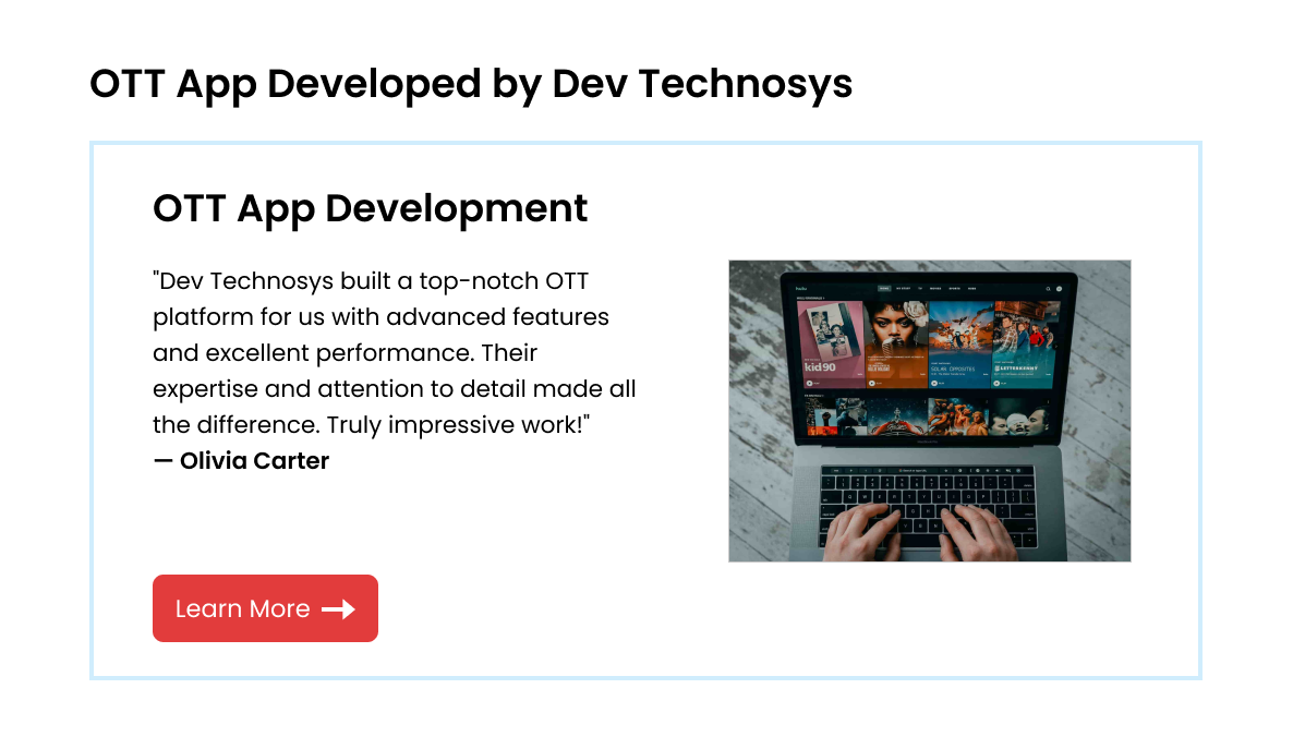Testimonial 1 Develop An App Like ViX