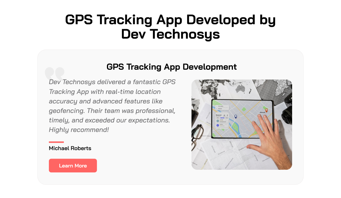 Testimonial Develop A Vehicle Tracking App