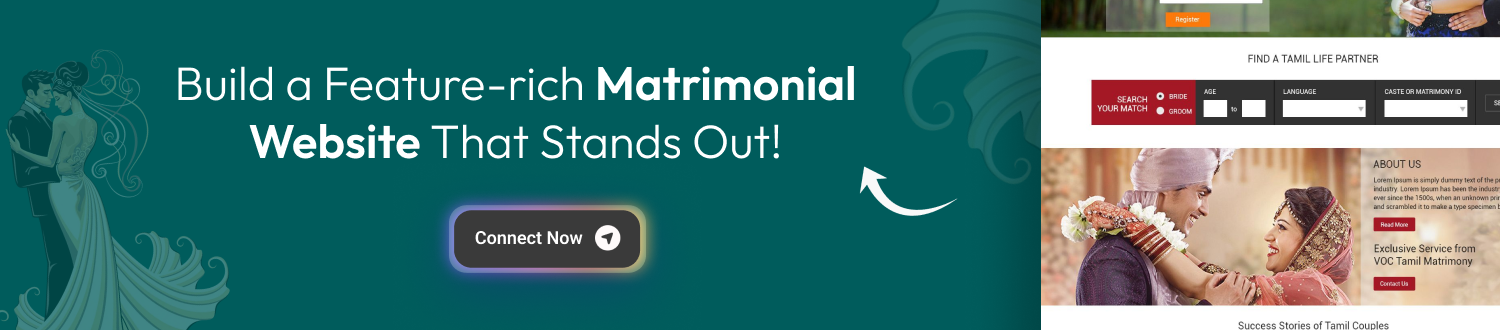 CTA Develop A Matrimonial Website