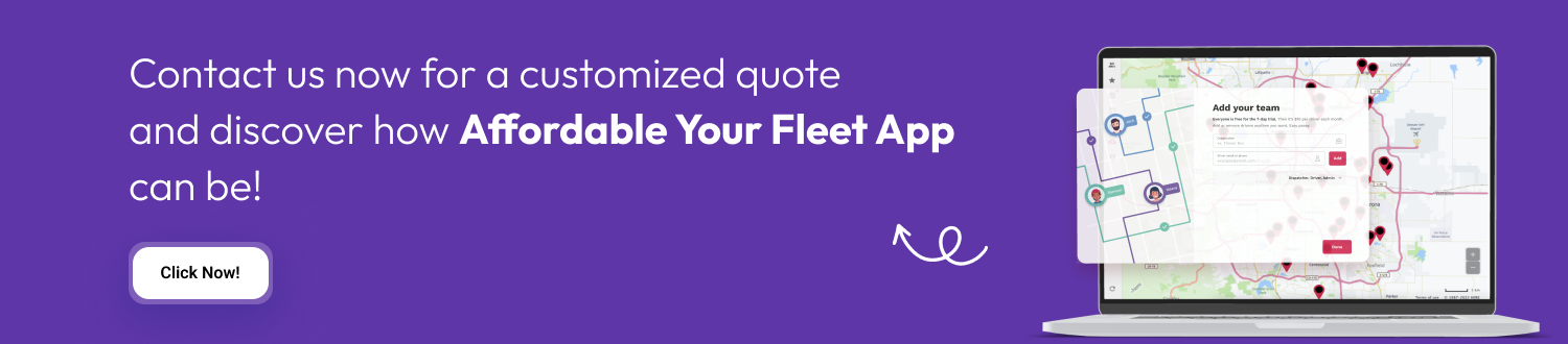 Contact us now for fleet app