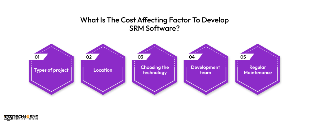 Cost Affecting Factor To Develop SRM Software