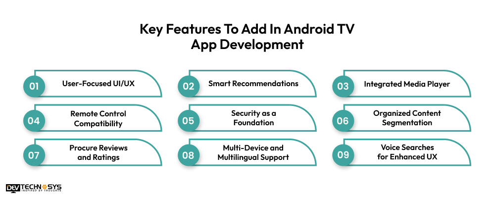 Key Features To Add In Android TV App Development