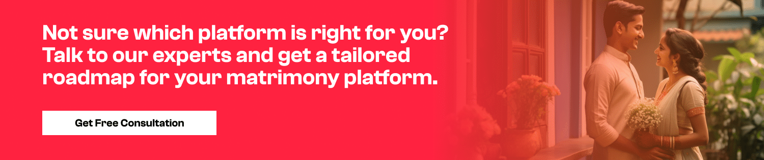 Request a quote to Develop A Matrimonial Website CTA 1